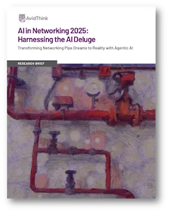 2025 AI in Networking report cover